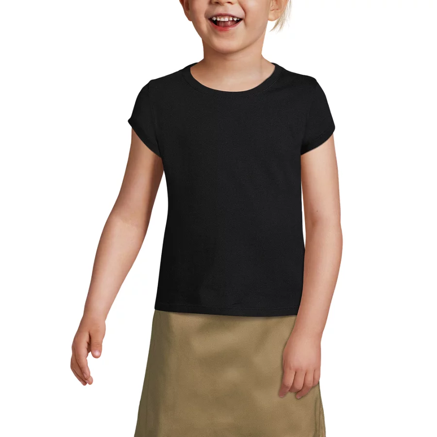 School Uniform Girls' Short Sleeve Essential Tee view 3
