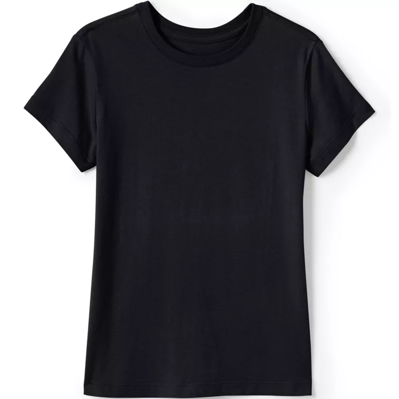 Girls Short Sleeve Essential Tee, Front
