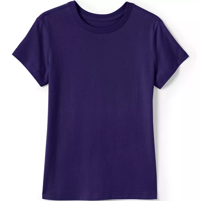 Girls Short Sleeve Essential Tee, Front