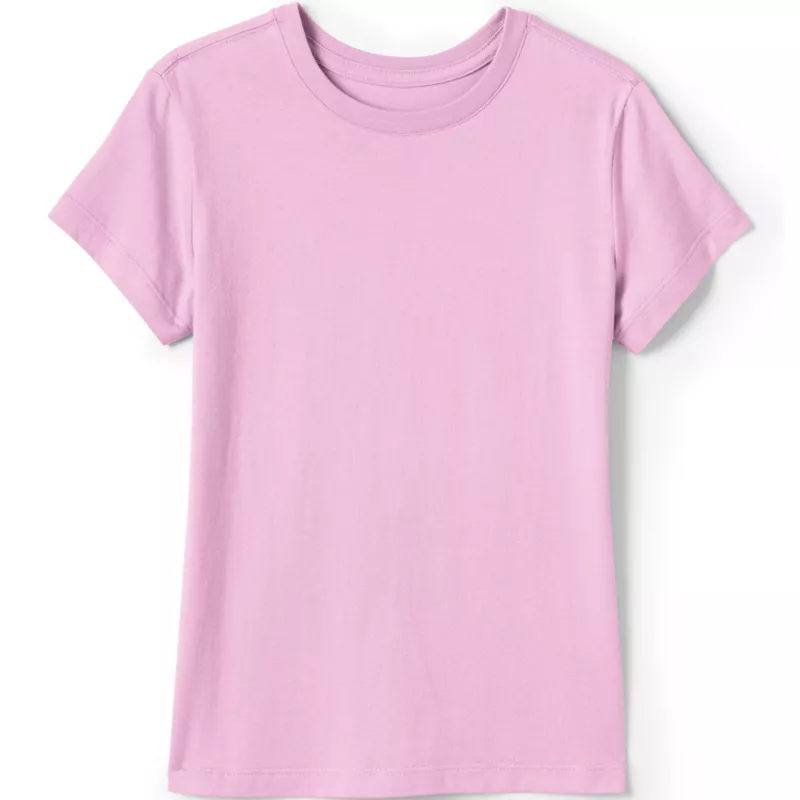 Girls Short Sleeve Essential Tee, Front