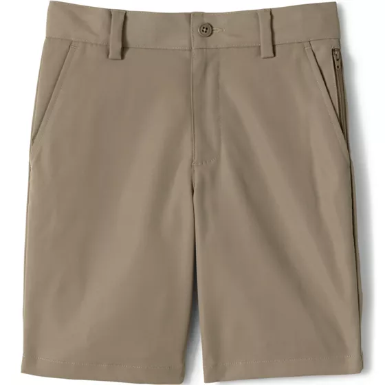 School Uniform Boys Husky Active Chino Shorts - primary