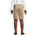 School Uniform Boys Plain Front Blend Chino Shorts, Back