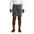 School Uniform Boys Plain Front Blend Chino Shorts, Front