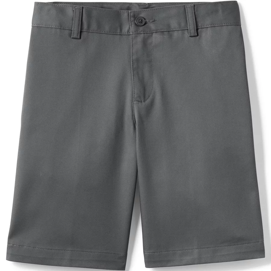 School Uniform Boys' Plain Front Blend Chino Shorts view 3