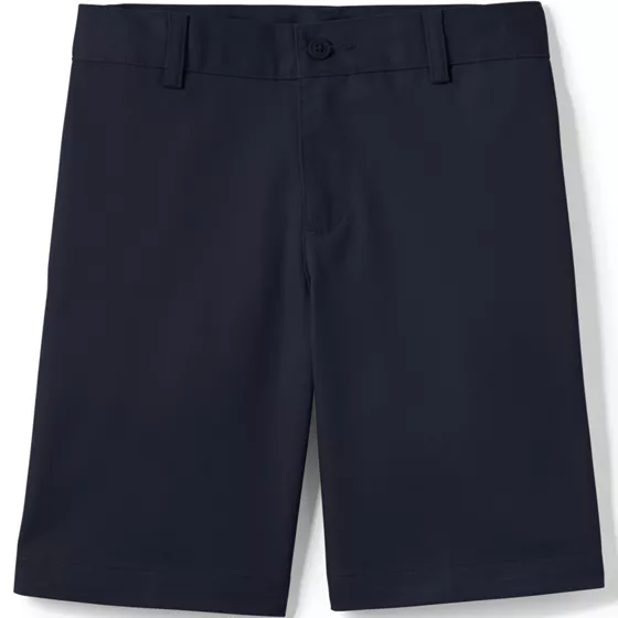 Boys Plain Front Blend Chino Shorts - primary