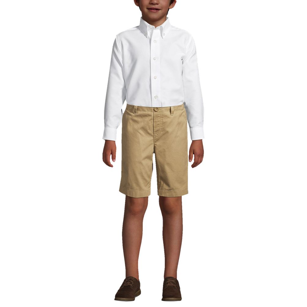 Boys Khaki Elastic Waist Pants - Classic Children's Clothing