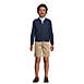 School Uniform Boys Plain Front Wrinkle Resistant Chino Shorts, alternative image