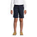School Uniform Boys Plain Front Wrinkle Resistant Chino Shorts, Front