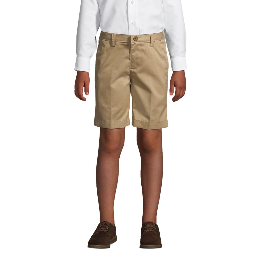 Boys Plain Front Wrinkle Resistant Chino Shorts
