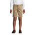 Boys Plain Front Wrinkle Resistant Chino Shorts, Front