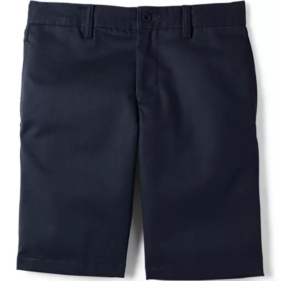 Boys Plain Front Wrinkle Resistant Chino Shorts - primary