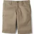 Boys Plain Front Wrinkle Resistant Chino Shorts, Front