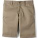 Boys Slim Plain Front Wrinkle Resistant Chino Shorts, Back