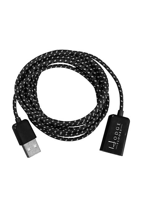 Braided Custom Logo USB Extension Cord Charging Cable