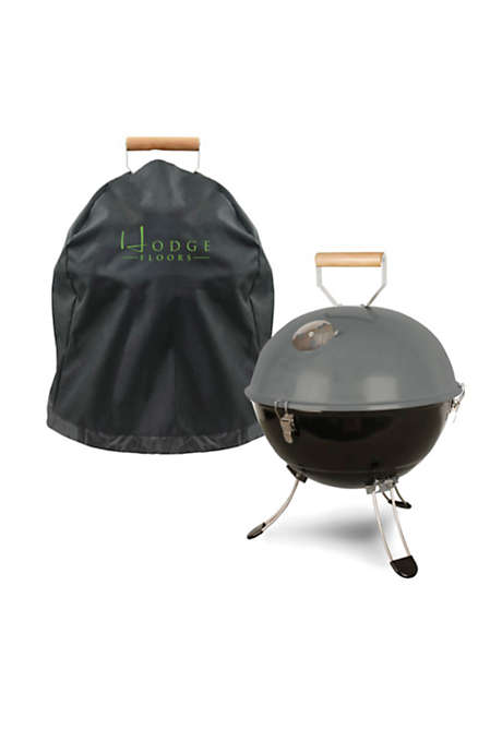 Coleman Portable Party Ball Charcoal Grill with Custom Logo Cover