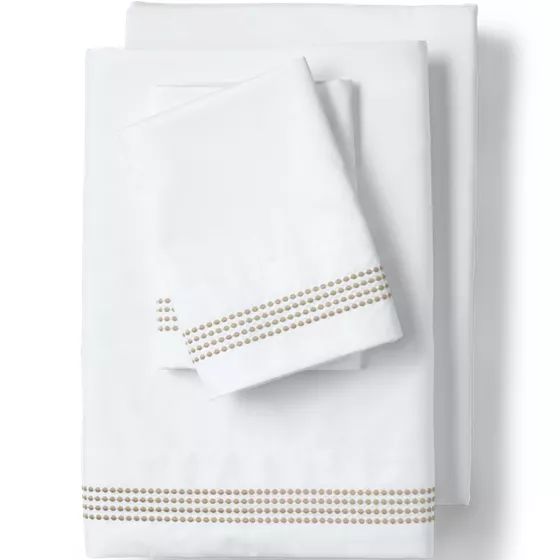 400 Thread Count Sateen Embroidered Sheets - primary