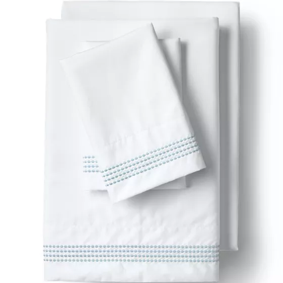 400 Thread Count Sateen Embroidered Sheets - primary