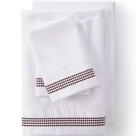 400 Thread Count Sateen Embroidered Sheets - primary