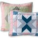 Circle of Friends Patchwork Pillow Sham, Front