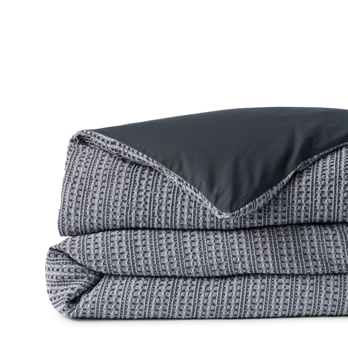 Cotton Matelasse Textured Stripe Duvet Bed Cover