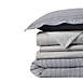 Cotton Matelasse Textured Stripe Duvet Bed Cover, Front