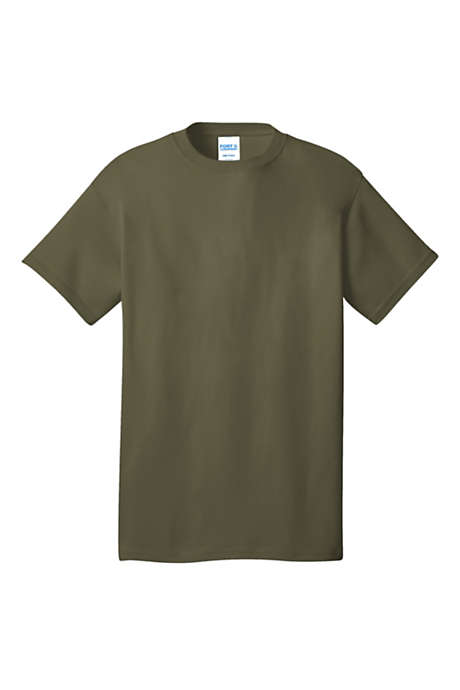 Port & Company Unisex Big Plus Size Logo Screen Print Cotton T-Shirt