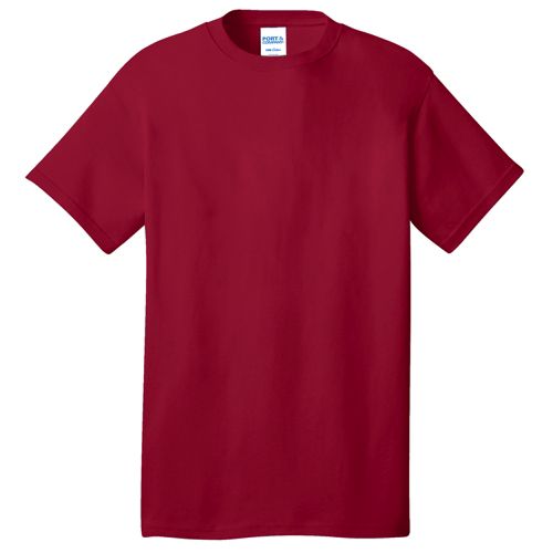 Port & Company Unisex Extra Big Plus Size Screen Print Cotton T-Shirt