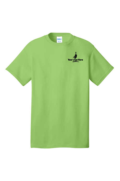 Port & Company Unisex Regular Custom Screen Print Cotton T-Shirt