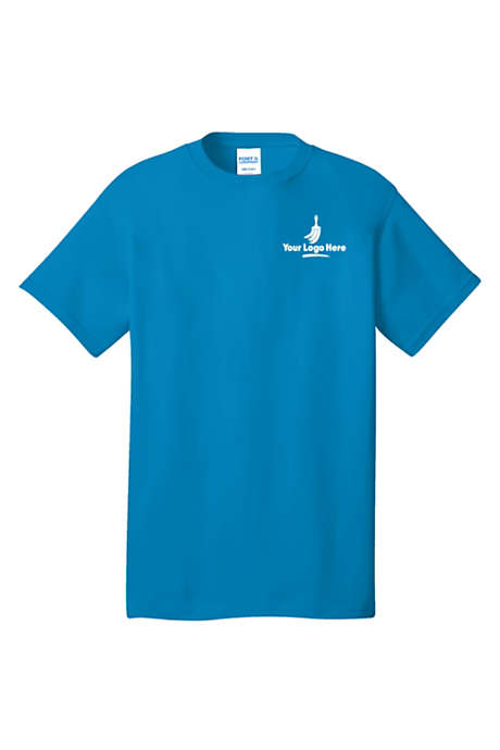 Port & Company Unisex Extra Big Plus Size Screen Print Cotton T-Shirt