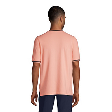 T-Shirt aus Stretch-Piqué mit Brusttasche für Herren image number 1