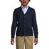 School Uniform Boys Cotton Modal Button Front Cardigan Sweater, Front
