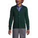 School Uniform Boys Cotton Modal Button Front Cardigan Sweater, Front