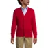 School Uniform Boys Cotton Modal Button Front Cardigan Sweater, Front