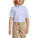School Uniform Boys Short Sleeve No Iron Pinpoint Dress Shirt, Front