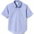School Uniform Boys Short Sleeve No Iron Pinpoint Dress Shirt, Front