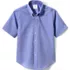 School Uniform Boys Short Sleeve No Iron Pinpoint Dress Shirt, Front