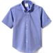 Boys Short Sleeve No Iron Pinpoint Dress Shirt, Front