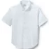School Uniform Boys Short Sleeve No Iron Pinpoint Dress Shirt, Front