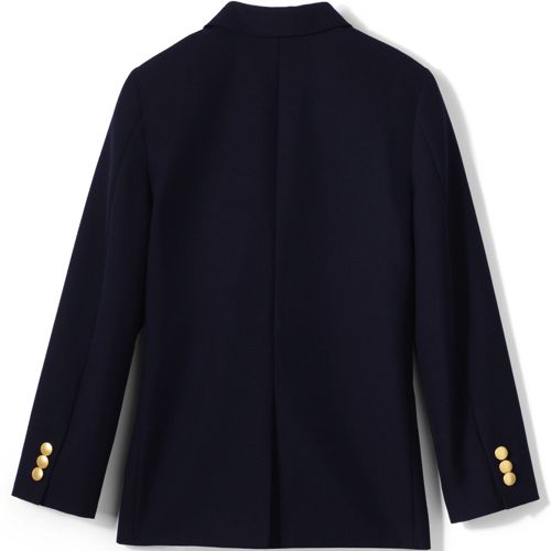 School Uniform Boys Tailored Fit Hopsack Blazer, Back