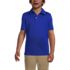 Boys Short Sleeve Polyester Pique Polo Shirt, Front