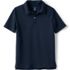 School Uniform Boys Short Sleeve Polyester Pique Polo Shirt, Front