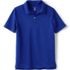 School Uniform Boys Short Sleeve Polyester Pique Polo Shirt, Back