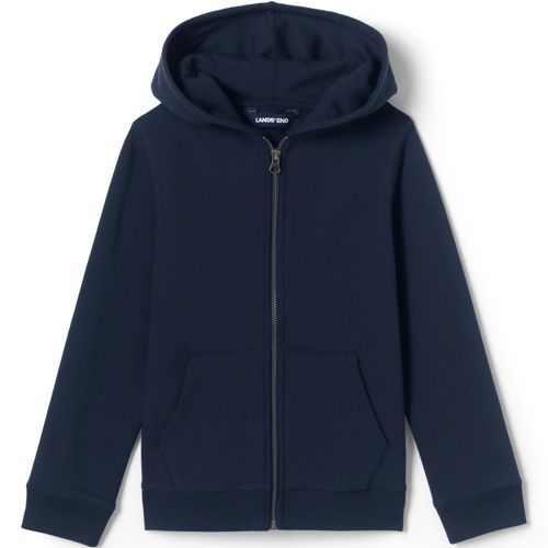 Lands' End Navy Print Size Small Ladies Hoodies