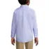 School Uniform Boys Long Sleeve No Iron Pinpoint Dress Shirt, Back