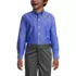 School Uniform Boys Long Sleeve No Iron Pinpoint Dress Shirt, Front