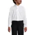 School Uniform Boys Long Sleeve No Iron Pinpoint Dress Shirt, Front