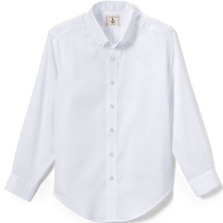 Hiffy Kids Boys Short/Long Sleeves School Uniform White Poly Cotton Shirts Age 3-13 