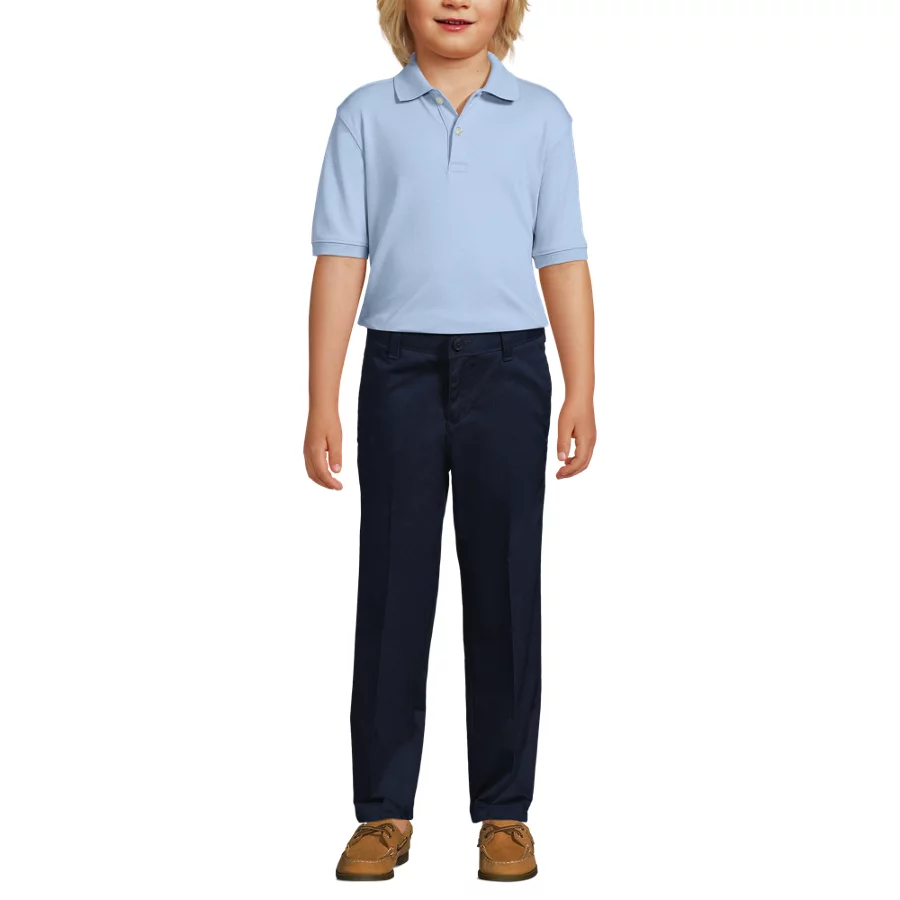 Kids' Short Sleeve Interlock Polo Shirt view 3