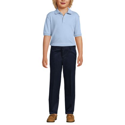 School Uniform Kids Husky Short Sleeve Interlock Polo Shirt - image 3