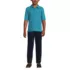 Kids Short Sleeve Interlock Polo Shirt, alternative image